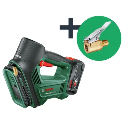 Bosch PowerTools UniversalPump 18V Akku-Druckluftpumpe (EU-Version) - vielseitiges Aufpumpen ohne…
