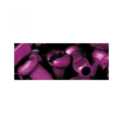 DT Swiss Speichennippel 2.0 Aluminium 12 mm violett - ultraleichte Laufrad-Performance