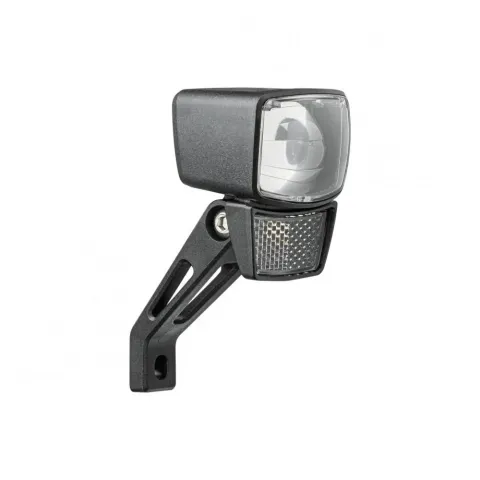 AXA Nxt 30 Dynamo Steady LED Frontlicht - 30 Lux Fahrradlampe mit Standlichtfunktion