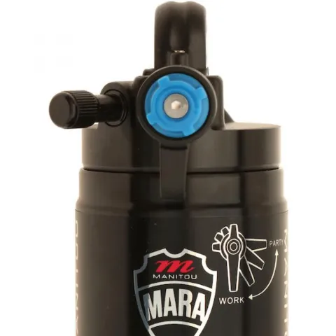 Manitou Federbein Mara Comp Inline Eyelet 230 x 60 mm Schwarz - leistungsstarker MTB-Dämpfer