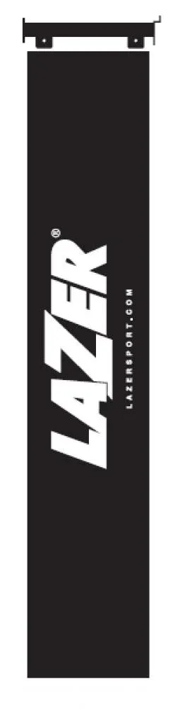 LAZER Banner für Slatwall 1 Stk. 1-teilig - professionelle Markenpräsentation am POS