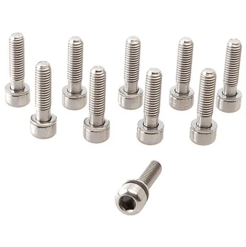 Procraft Schraube Titan M6 x 19 mm silber - ultraleichte Hochleistungs-Titanschraube