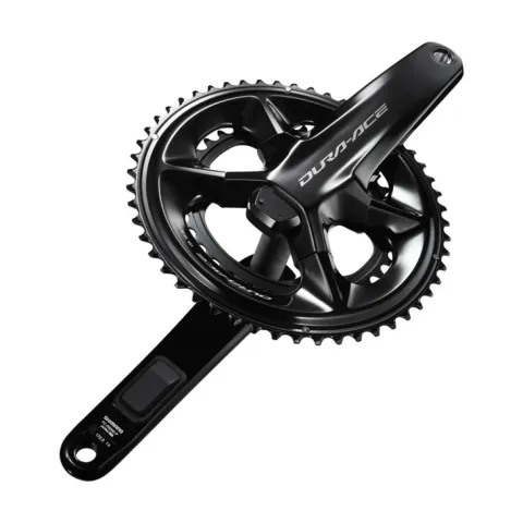 Shimano Dura-Ace FC-R9200-P Powermeter Kurbelgarnitur 2x12-fach 175 Millimeter 52-36 Zähne schwarz…