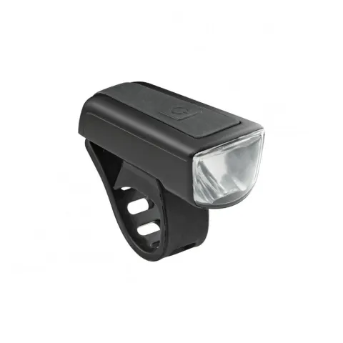 Axa DWN FRONT 30 Akku-LED-Scheinwerfer - 30 Lux Fahrradlampe mit USB-C Schwarz