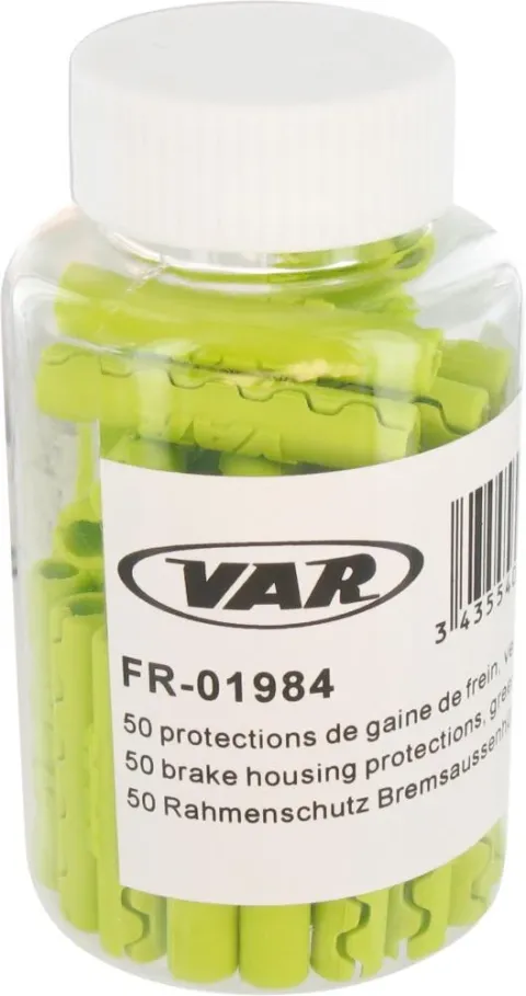 VAR Rahmenschutzkappen 5 mm, 50 Stk., Grün - effektiver Schutz für Schaltaußenhüllen