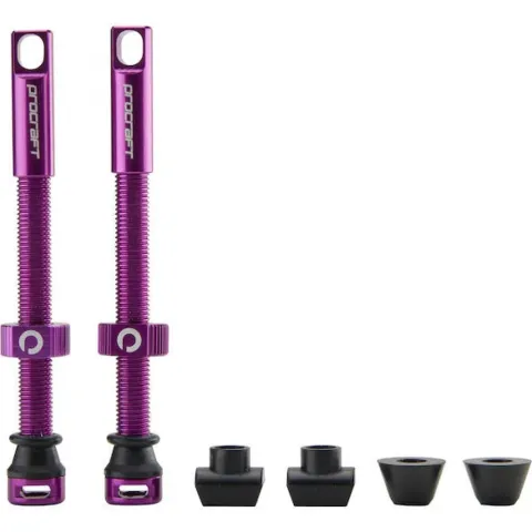 Procraft Tubeless-Ventile Procraft 60 mm Lila - leichte, dichte Tubeless-Lösung