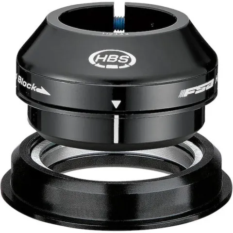 FSA Steuersatz NO.57 HBS 1 1/8 - 1.5" Schwarz - präziser Tapered-Steuersatz für moderne Rahmen