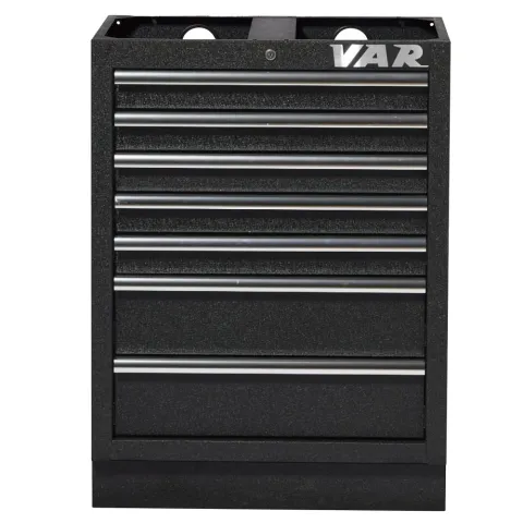 VAR Schubladenschrank MO-52605 680 x 458 Black Edition - robuster Werkstatt-Werkzeugschrank
