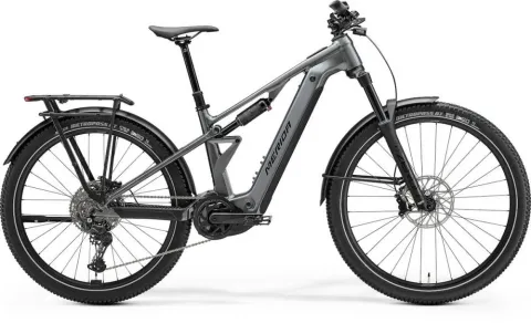 MERIDA ETMO 500 EQ E-SUV Fully L, gunmetal grey black, Bosch PX 90 Nm, 600 Wh Akku, 140 mm Federweg