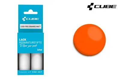 Cube Touch-Up Pen Lackreparaturstift Set 30ml / 49.83 / Liter fire orange matt 2200
