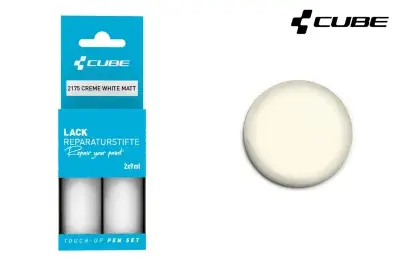 Cube Touch-Up Pen Lackreparaturstift Set 30ml / 49.83¤ / Liter matt creme white