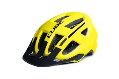Cube Fleet All Terrain Fahrrad Helm gelb 2027 - Größe: S (49-55 cm)