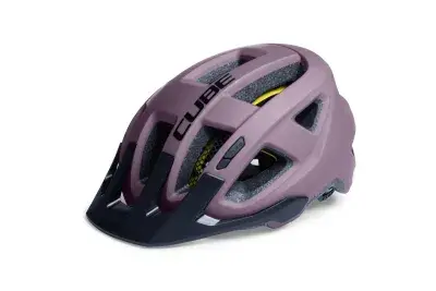 Cube Fleet All Terrain Fahrrad Helm aubergine lila 2027 - Größe: L (57-62 cm)