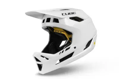 Cube Descender X Actionteam Mips DH Fahrrad Helm weiß 2027 - Größe: M (55-59 cm)