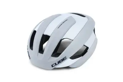 Cube Heron Rennrad Helm matt weiß 2027 - Größe: M (52-57 cm)