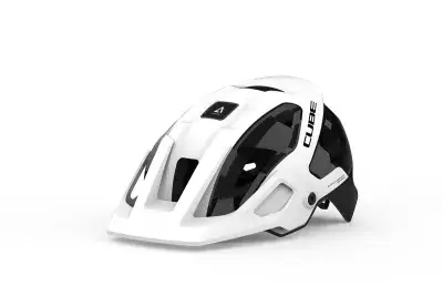 Cube Strover MTB Fahrrad Helm weiß/schwarz 2027 - Größe: L (57-62 cm)
