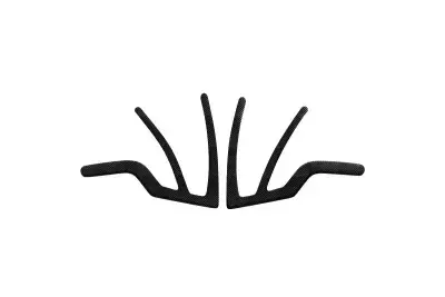 Cube Helmpolster / Ersatzpads 9mm für Badger Helm schwarz