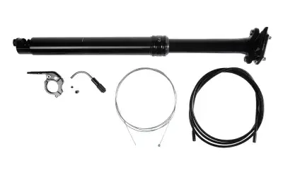 RFR Pro Outside Teleskop Fahrrad Sattelstütze 30.9mm / 31.6mm x 410mm schwarz - Größe: 30.9 mm x…
