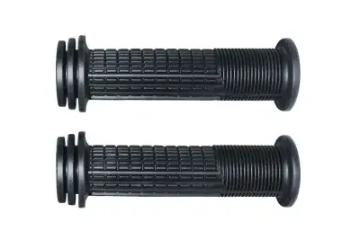 Natural Fit 22.2mm Kinder Fahrrad Griffe mit Prallschutz schwarz