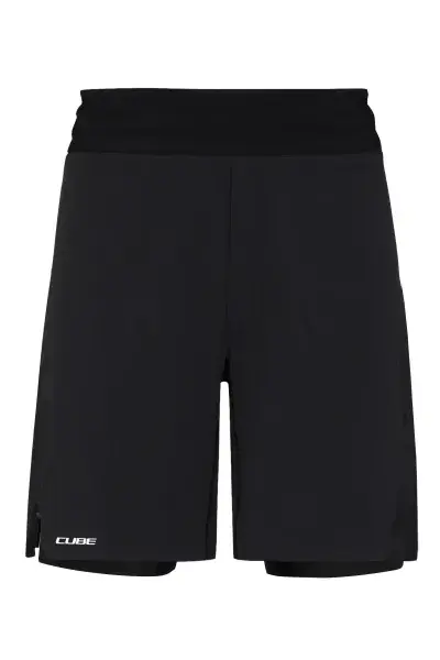 Cube ATX Two in One Fahrrad Short Hose kurz (inkl. Innenhose) schwarz 2025 - Größe: M (46 / 48)