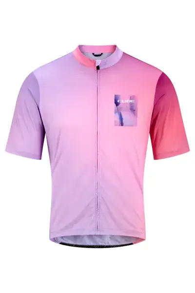 Cube Cmpt Artline Fahrrad Trikot kurz rosa/lila 2026 - Größe: M (46/48)