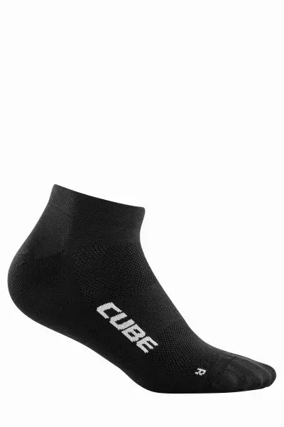 Cube Blackline Low Cut Fahrrad Socken schwarz 2027 - Größe: 40-43