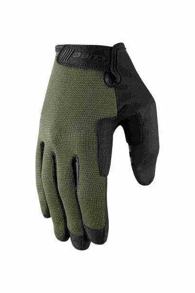 Cube Gravity TM Fahrrad Handschuhe lang grün/grau 2027 - Größe: XS (6)