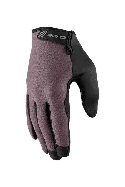 Cube NF Ergonomics Gel Fahrrad Handschuhe lang burgundy rot/grau 2027 - Größe: XXL (11)