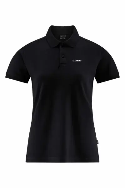 Cube Organic Polo Damen Freizeit T-Shirt schwarz 2026 - Größe: XL (42)