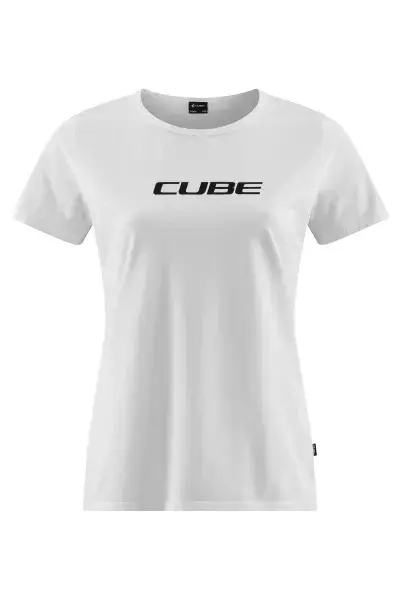 Cube Organic Classic Damen Freizeit T-Shirt weiß 2027 - Größe: S (36)