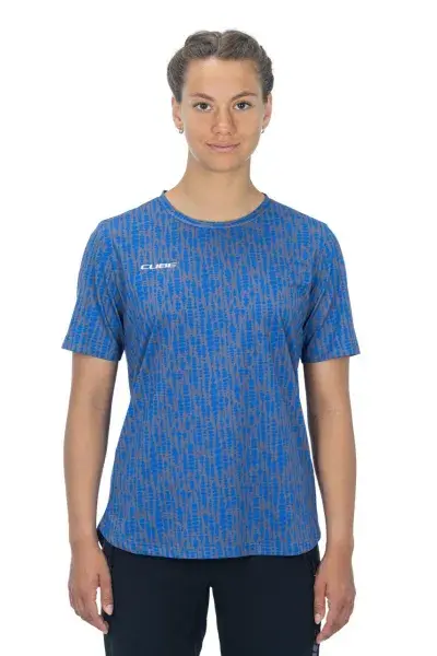 Cube ATX Damen Fahrrad Trikot kurz lila 2027 - Größe: 3XL (46)