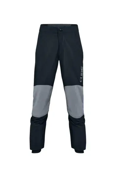 Cube Vertex Rookie Lightweight Kinder Fahrradhose lang schwarz/grau 2027 - Größe: M (122/128)