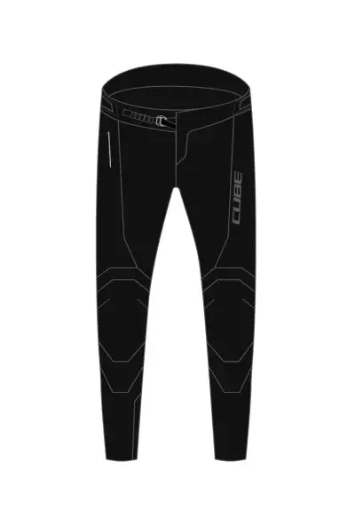 Cube Vertex DH Pants Fahrrad Hose lang schwarz 2027 - Größe: L (50/52)