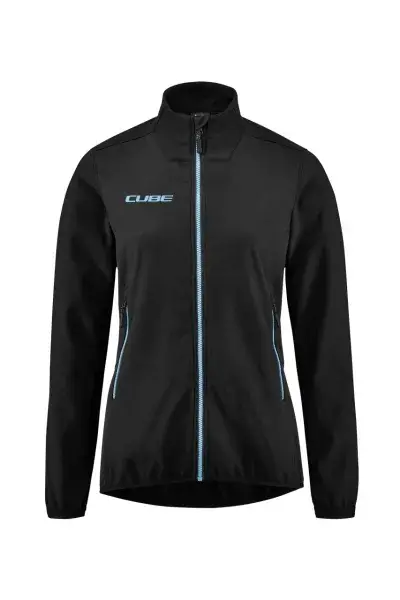 Cube ATX Cmpt Softshell Damen Fahrrad Jacke schwarz 2027 - Größe: M (38)