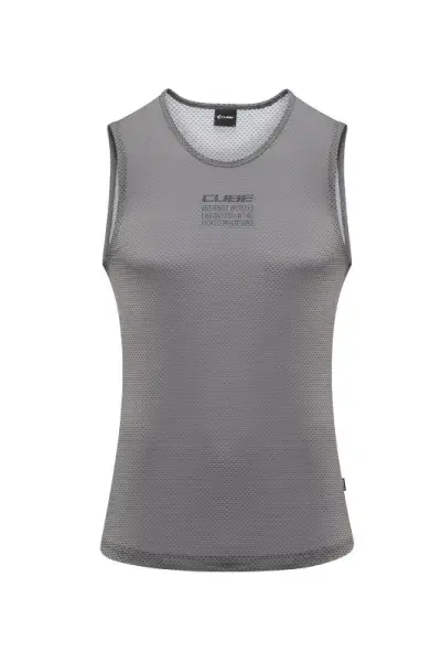 Cube Mesh Fahrrad Body Shirt Unterhemd grau 2026 - Größe: S (44/46)