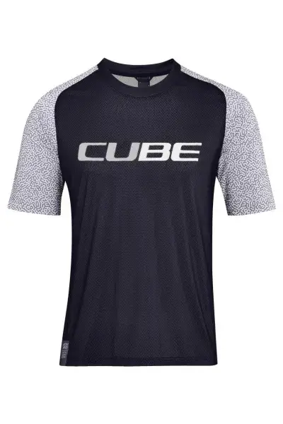 Cube Vertex Fahrrad Trikot kurz schwarz 2027 - Größe: S (44/46)