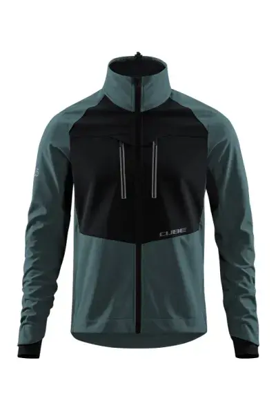 Cube Blackline Softshell Fahrrad Jacke schwarz/grau 2027 - Größe: M (46/48)