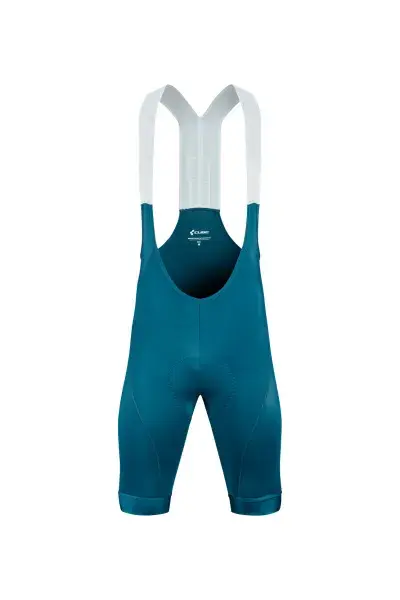 Cube Road / XC Fahrrad Trägerhose kurz petrol blau 2026 - Größe: L (50/52)