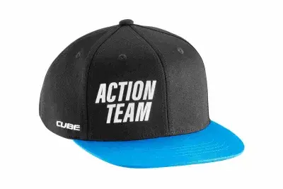 Cube Rookie X Actionteam Kinder Cap / Mütze schwarz / blau