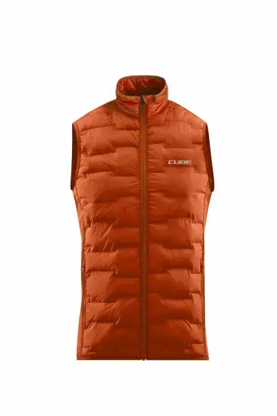 Cube Padded Rookie Kinder Freizeit Weste orange 2026 - Größe: M (122/128)