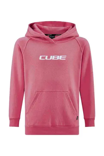 Cube Organic Rookie Kinder Freizeit Hoodie / Pullover light pink 2026 - Größe: XL (146 / 152)