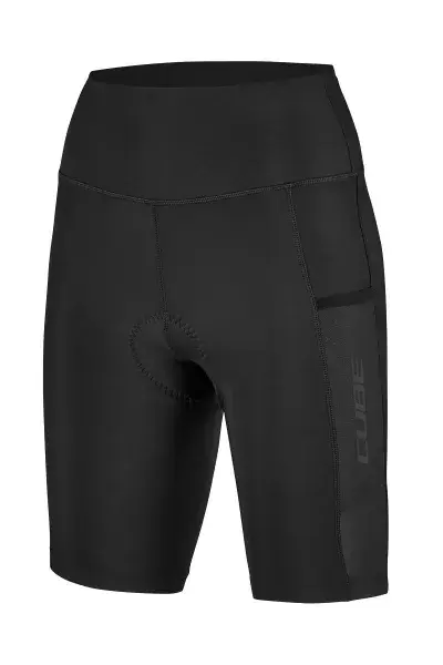 Cube ATX Damen Fahrrad Hose kurz schwarz 2027 - Größe: L (40)