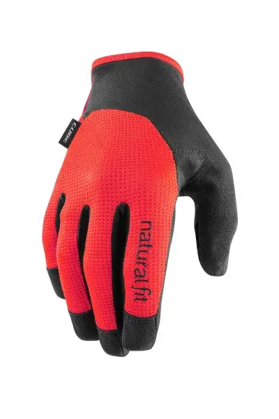 Cube X NF Fahrrad Handschuhe lang schwarz/rot 2027 - Größe: M (8)