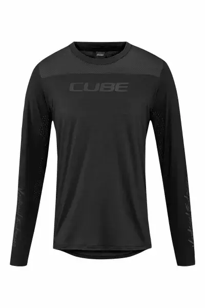 Cube Vertex Pro Fahrrad Trikot lang schwarz 2027 - Größe: XXL (56/58)