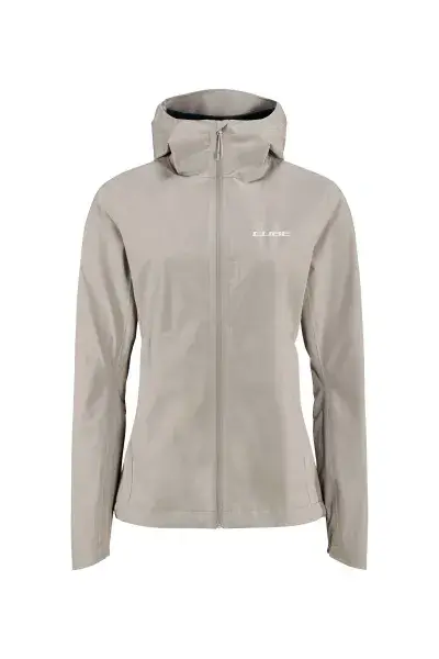 Cube ATX Storm Damen Fahrrad Wind / Regenjacke beige 2027 - Größe: M (38)