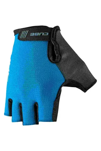 Cube Rookie Kinder Fahrrad Handschuhe kurz blau/grau 2027 - Größe: XS (6)