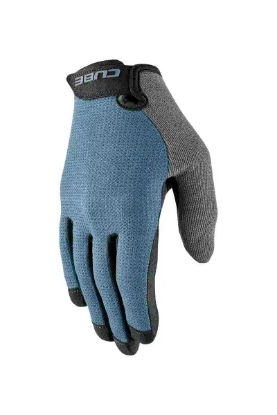 Cube Cmpt Comfort Fahrrad Handschuhe lang blau/grau 2027 - Größe: L (9)