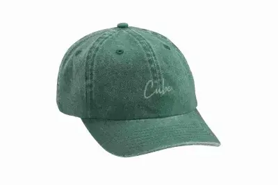 Cube 6 Panel Cap / Mütze washed grün