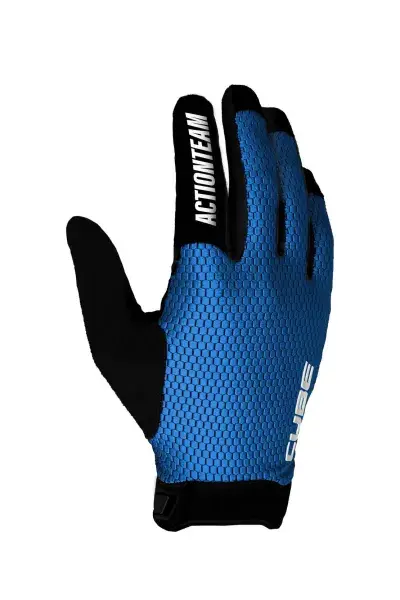 Cube Rookie X Actionteam Kinder Fahrrad Handschuhe lang blau / schwarz 2026 - Größe: XXS (5)