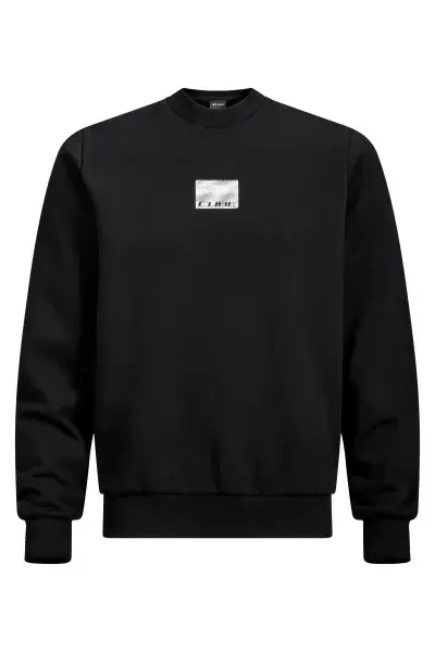 Cube Organic Sweater Grid Freizeit Pullover schwarz 2027 - Größe: S (44/46)